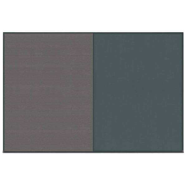 Enclosed Corkboard, 1 Door, 60"x36", 4" Fra